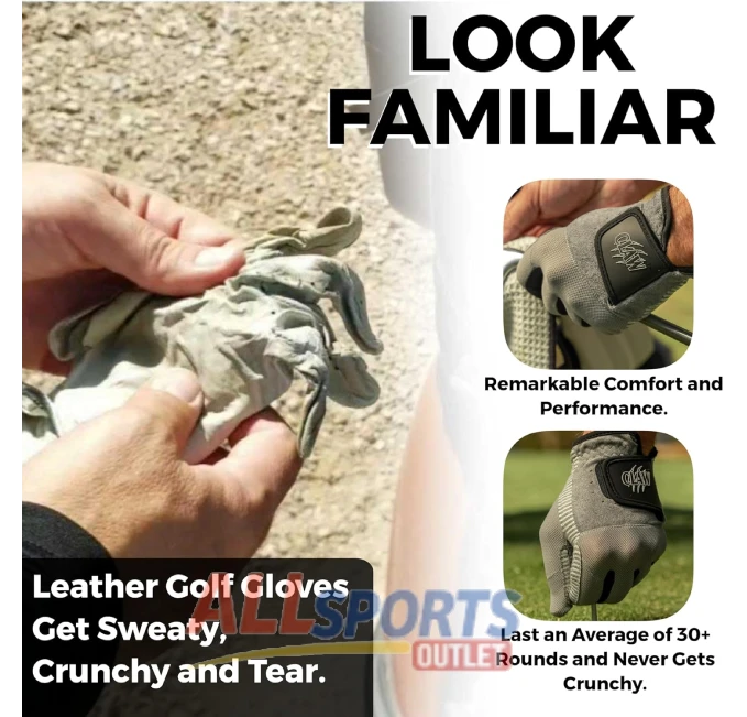 CaddyDaddy Claw PRO Golf Gloves for Men Durable Silicone Grip