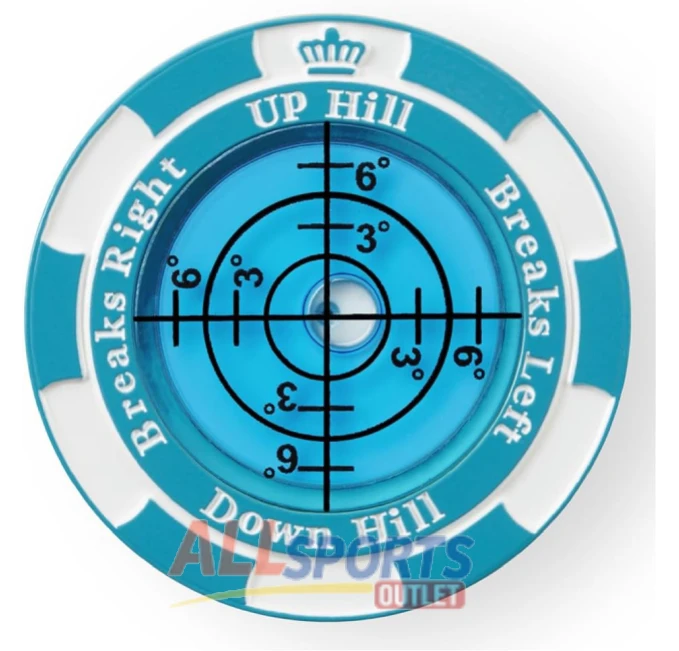 SlopeMaster ProGreen Reader Golf Ball Marker for Accurate Green Reading