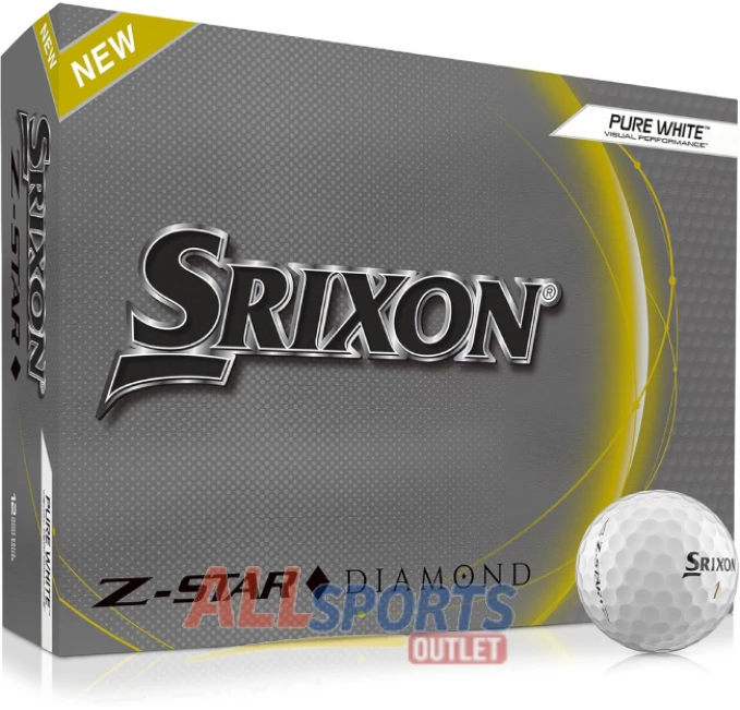 Srixon Z-Star Diamond Ball designed for high spin and distance in golf.