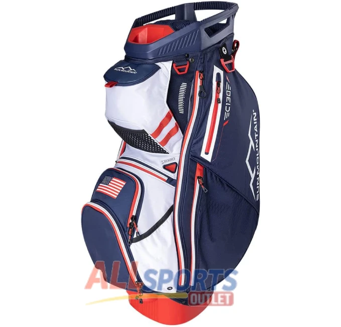 Sun Mountain 2024 C-130 Golf Cart Bag with 14 Dividers and Putter Well