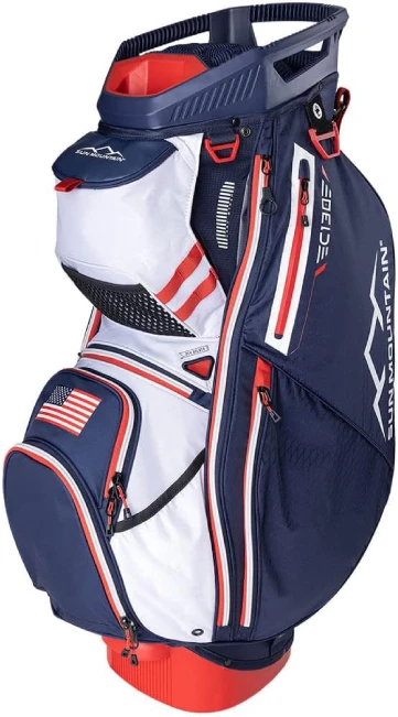 Sun Mountain 2024 C-130 Golf Cart Bag with 14 Dividers, Smart Strap System, and Multiple Pockets for Easy Access Sun Mountain 2024 C-130 Golf Cart Bag with 14 Dividers and Putter Well