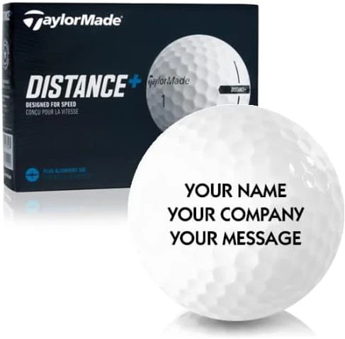 TaylorMade Distance+ Personalized Golf Balls Enhance Your Game with Long Distance and Precision
TaylorMade Distance+ Personalized Golf Balls Pack for Maximum Performance