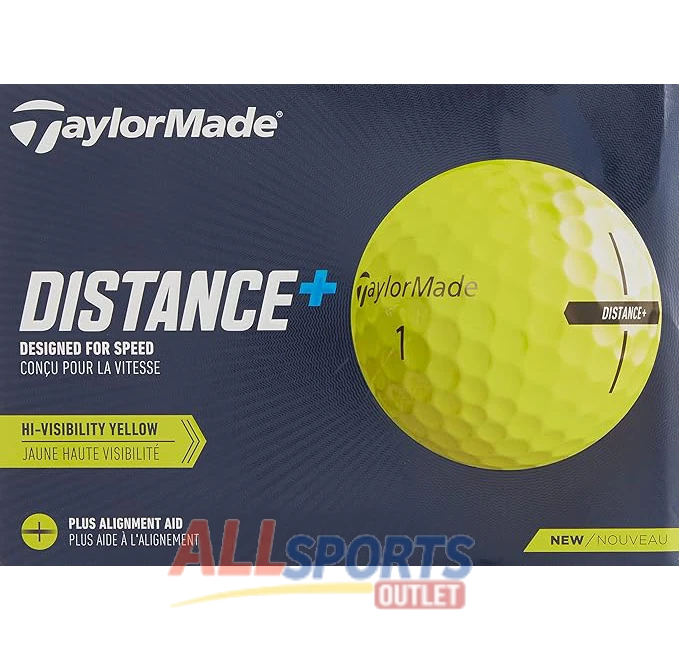 TaylorMade Distance Plus Golf Balls for maximum distance and control