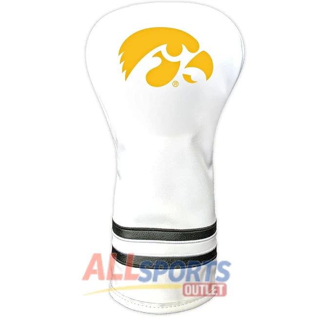 Team Golf NCAA White Vintage Driver Golf Club Headcover for Protection