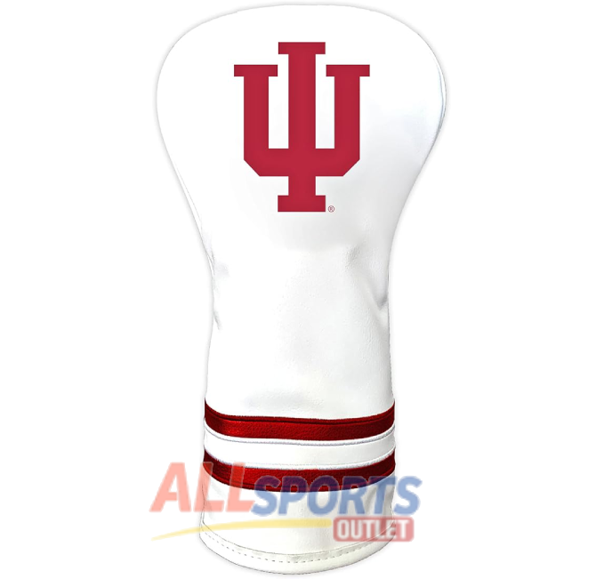 Team Golf NCAA White Vintage Driver Golf Club Headcover Retro Design