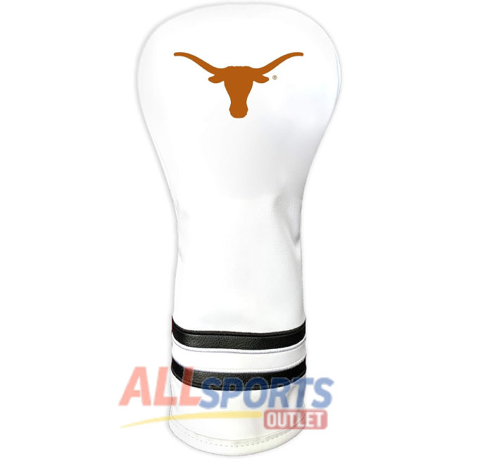 Team Golf NCAA White Vintage Fairway Golf Club Headcover at All Sports Outlet