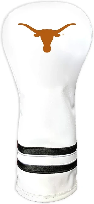 Team Golf NCAA White Vintage Fairway Golf Club Headcover at All Sports Outlet