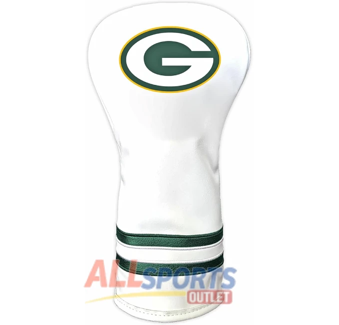 Team Golf NFL Green Bay Packers Vintage Driver Head Cover for Golf Clubs