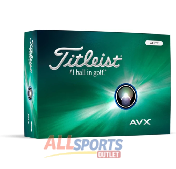 Titleist AVX Golf Balls One Dozen Soft Feel Low Spin for Distance