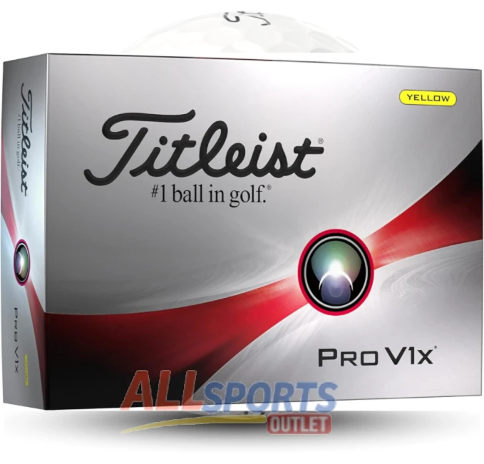 Titleist Pro V1x Golf Balls for Maximum Distance and Control by All Sports Outlet