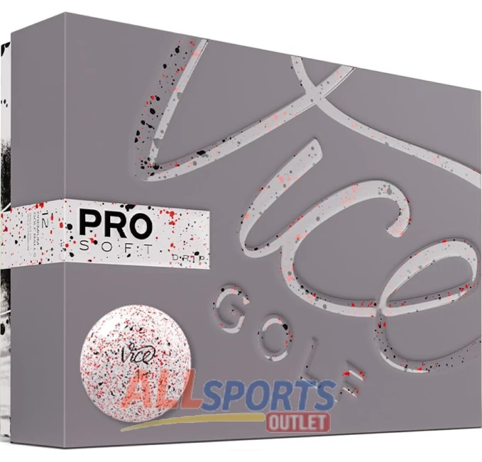 All Sports Outlet VICE Pro Soft Golf Balls for optimal spin and control