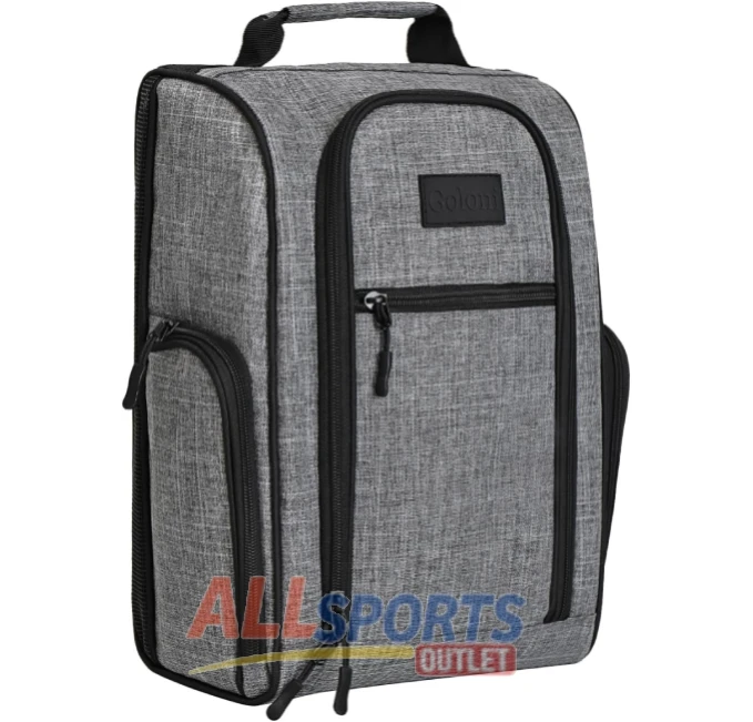 Ventilated Golf Shoe Bag for Men and Women with Accessory Pockets
