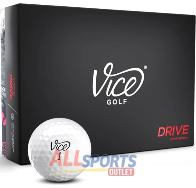 All Sports Outlet Vice Drive Golf Balls designed for maximum distance and performance.