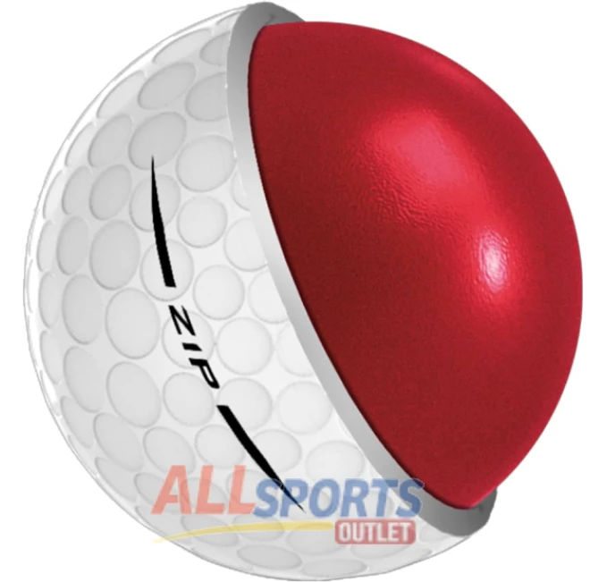 Wilson Staff Zip Golf Balls Pack of 24 for Superior Control and Performance on the Course