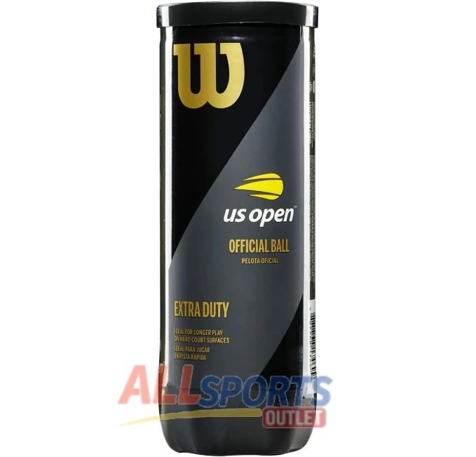 WILSON US Open Tennis Balls 3 Balls Pack for High Performance