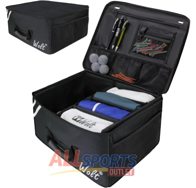 WOLT Golf Trunk Organizer Waterproof Storage for Car and Golf Accessories