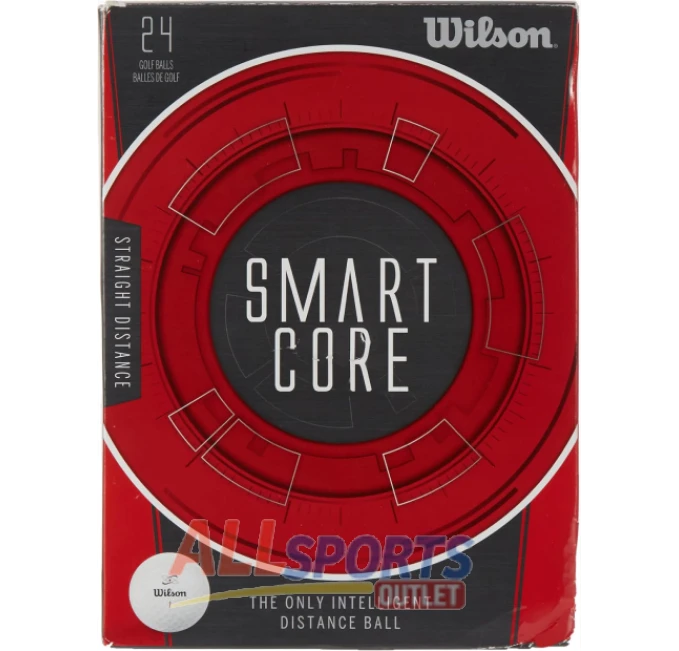 Wilson Smart Core Golf Balls 24 Pack White from All Sports Outlet