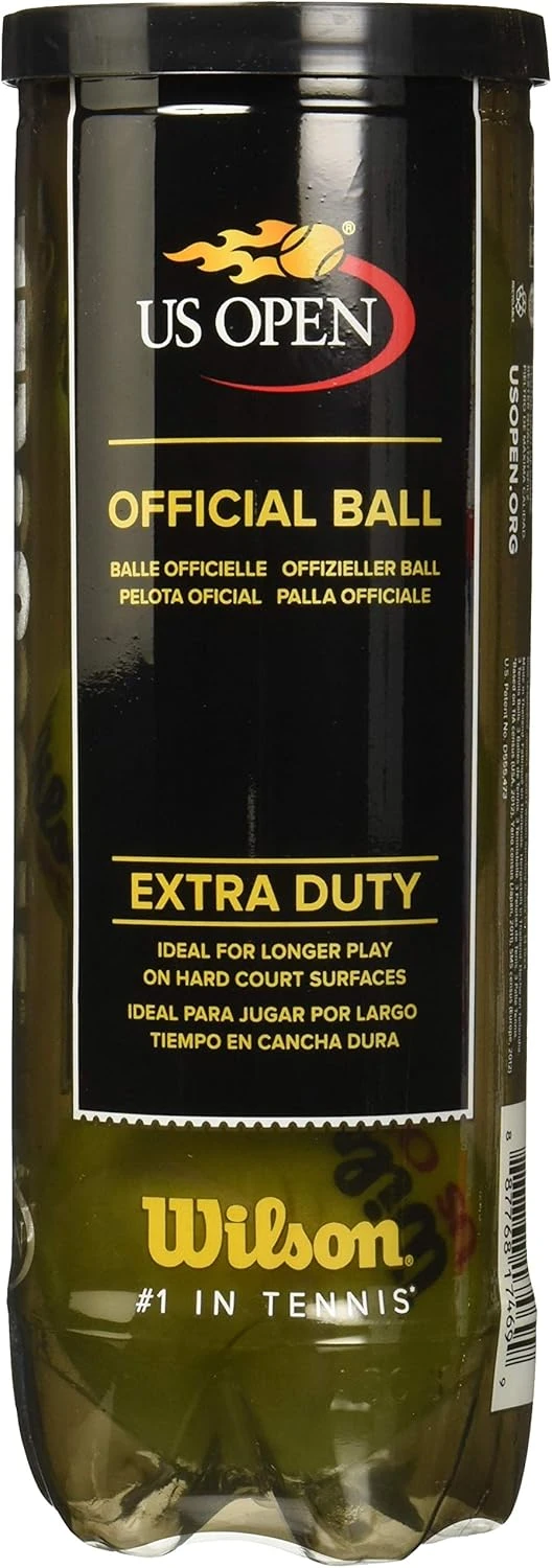 All Sports Outlet Wilson US Open Extra Duty Tennis Balls 4 Can Pack for Sale