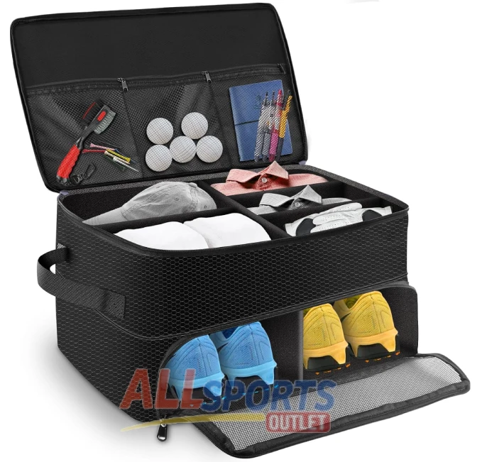 All Sports Outlet Yirilan 2 Layers Golf Trunk Organizer for Car