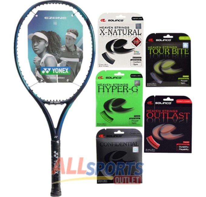 Yonex Ezone 110 Sky Blue 16X18 Tennis Racquet Strung All Sports Outlet