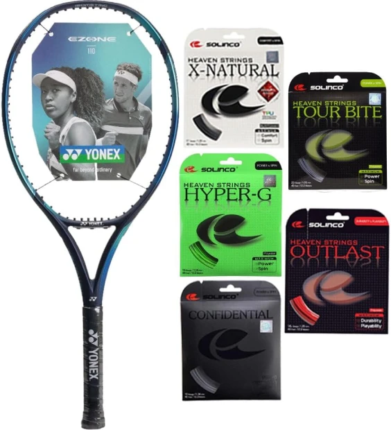 Yonex Ezone 110 Sky Blue 16X18 Tennis Racquet designed for power and precision available at All Sports Outlet Yonex Ezone 110 Sky Blue 16X18 Tennis Racquet Strung All Sports Outlet