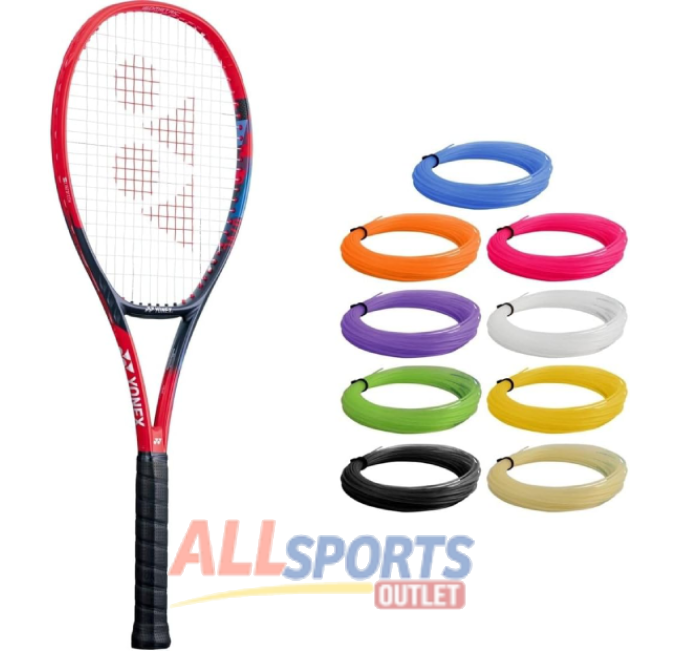 All Sports Outlet Yonex VCORE 95 Scarlet 7th Gen Tennis Racquet for Precision and Control