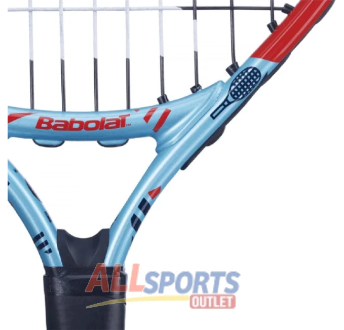 Babolat Ballfighter Junior 17 Inch Tennis Racquet Blue Red for Kids All Sports Outlet Beginner Friendly
