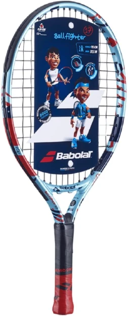 Babolat Ballfighter Junior 17 Inch Tennis Racquet Blue Red Lightweight and Durable at All Sports Outlet