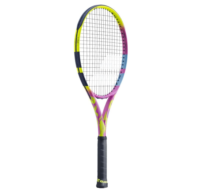 Babolat Pure Aero Rafa 2nd Gen Tennis Racquet for power and spin, available at All Sports Outlet
