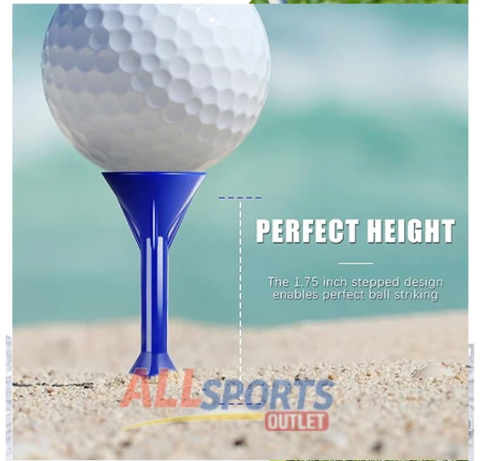 Best 3-1/4 Inch Plastic Golf Tees for Stability All Sports Outlet Durable Design