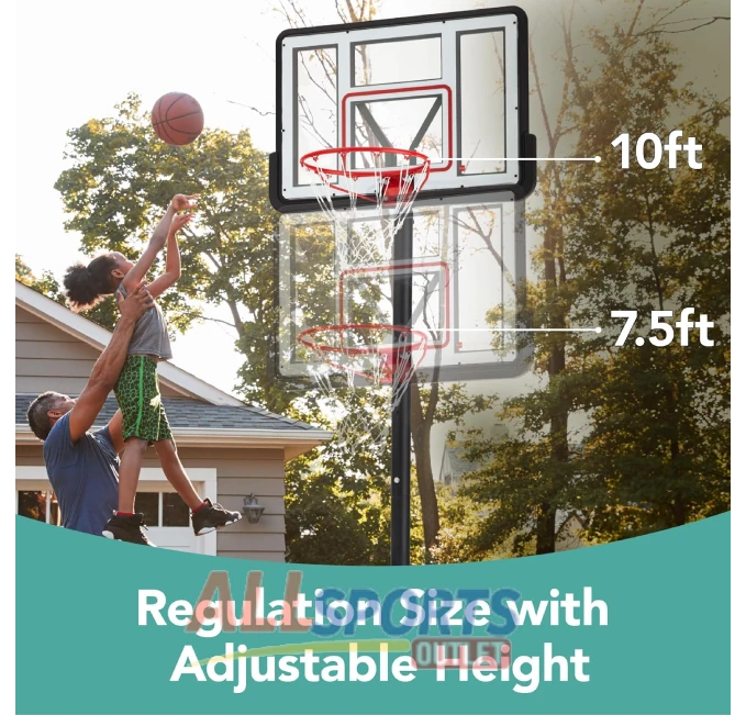 Best Choice Products 10ft Adjustable Basketball Hoop for Outdoor Courts
