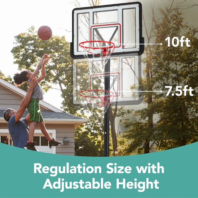 Best Choice Products 10ft Adjustable Basketball Hoop for Outdoor Courts