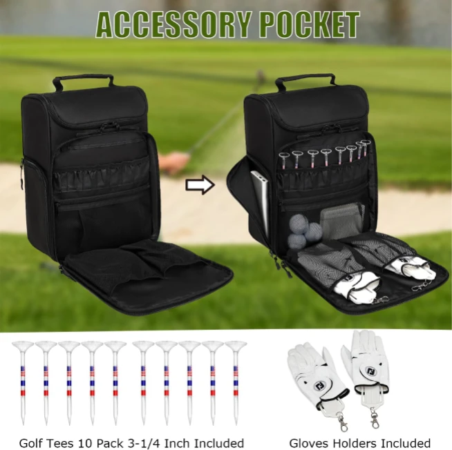 Best golf shoe carrier bag for storing tees and accessories