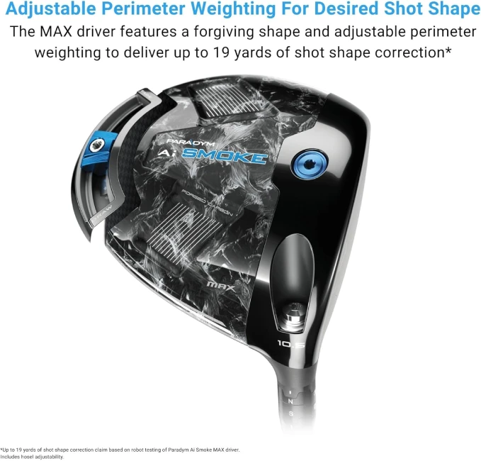 "Callaway Golf Paradym AI Smoke Max Driver High Performance for Long Drives"