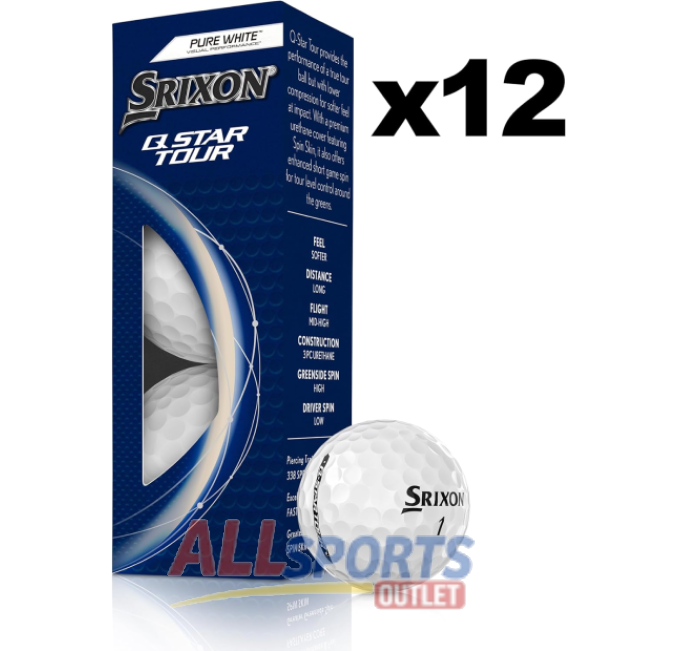 Cleveland Golf Ball Q-Star Tour 5 12 Pack All Sports Outlet designed for distance and control