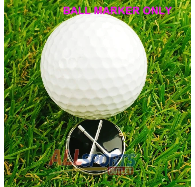 Golf Ball Markers Assorted Value Pack with Cap Clips and Divot Tool