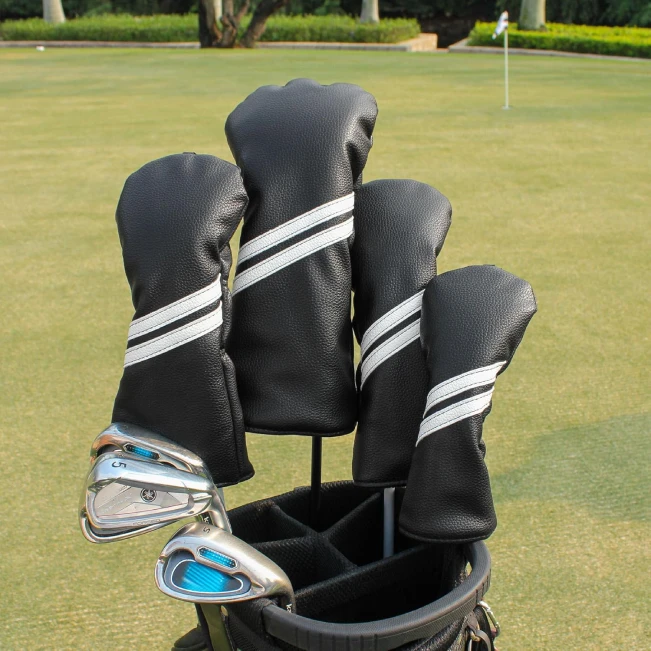 All Sports Outlet Golf Club Head Covers Set 4pcs or 1pc for Hybrids