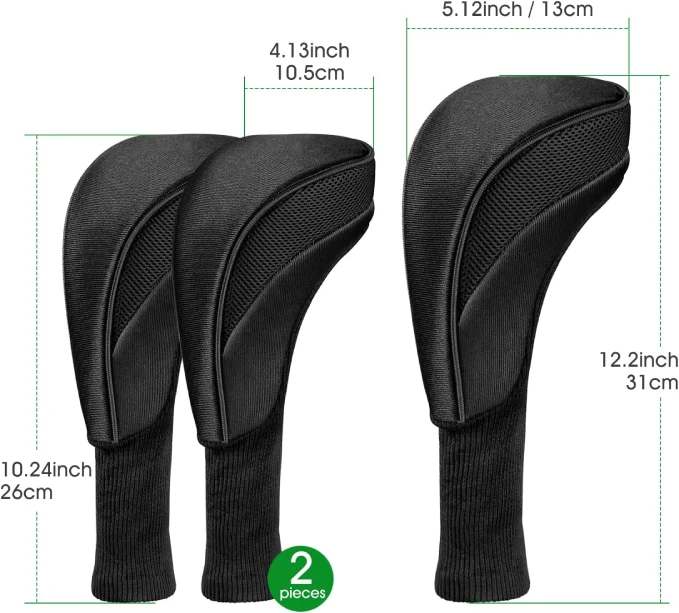 Golf Club Head Covers Set for Fairway Woods at All Sports Outlet