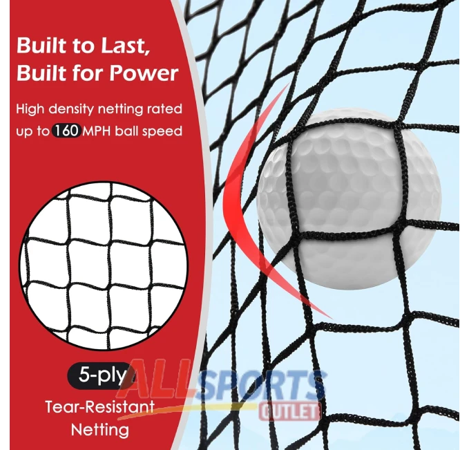 10x7ft golf net for practice and training indoor outdoor use All Sports Outlet