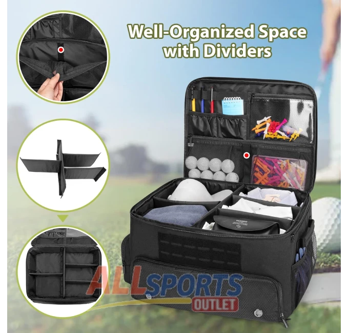 Golf Trunk Organizer Storage for Shoes and Accessories at All Sports Outlet