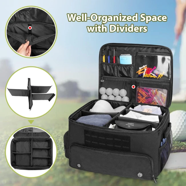 Golf Trunk Organizer Storage for Shoes and Accessories at All Sports Outlet