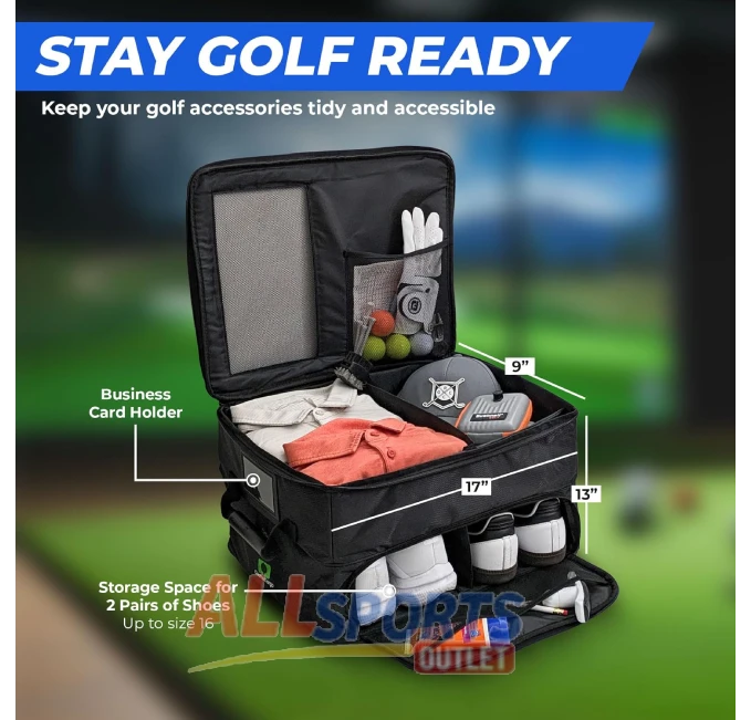 Golf Trunk Organizer Waterproof Durable Storage for Accessories All Sports Outlet