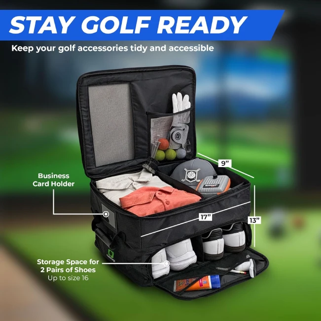 Golf Trunk Organizer Waterproof Durable Storage for Accessories All Sports Outlet