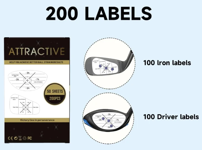 Improve Golf Swing Accuracy with Impact Tape Set for Consistency Analysis at All Sports Outlet