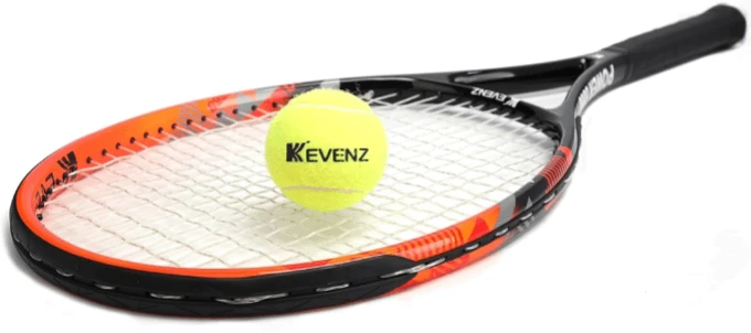 KEVENZ Carbon Fiber Tennis Racket with Carrying Bag – Lightweight and Shock Resistant for Adults