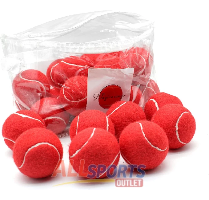 Magicorange Tennis Balls 30 Pack All Sports Outlet Best for Training and Practice
