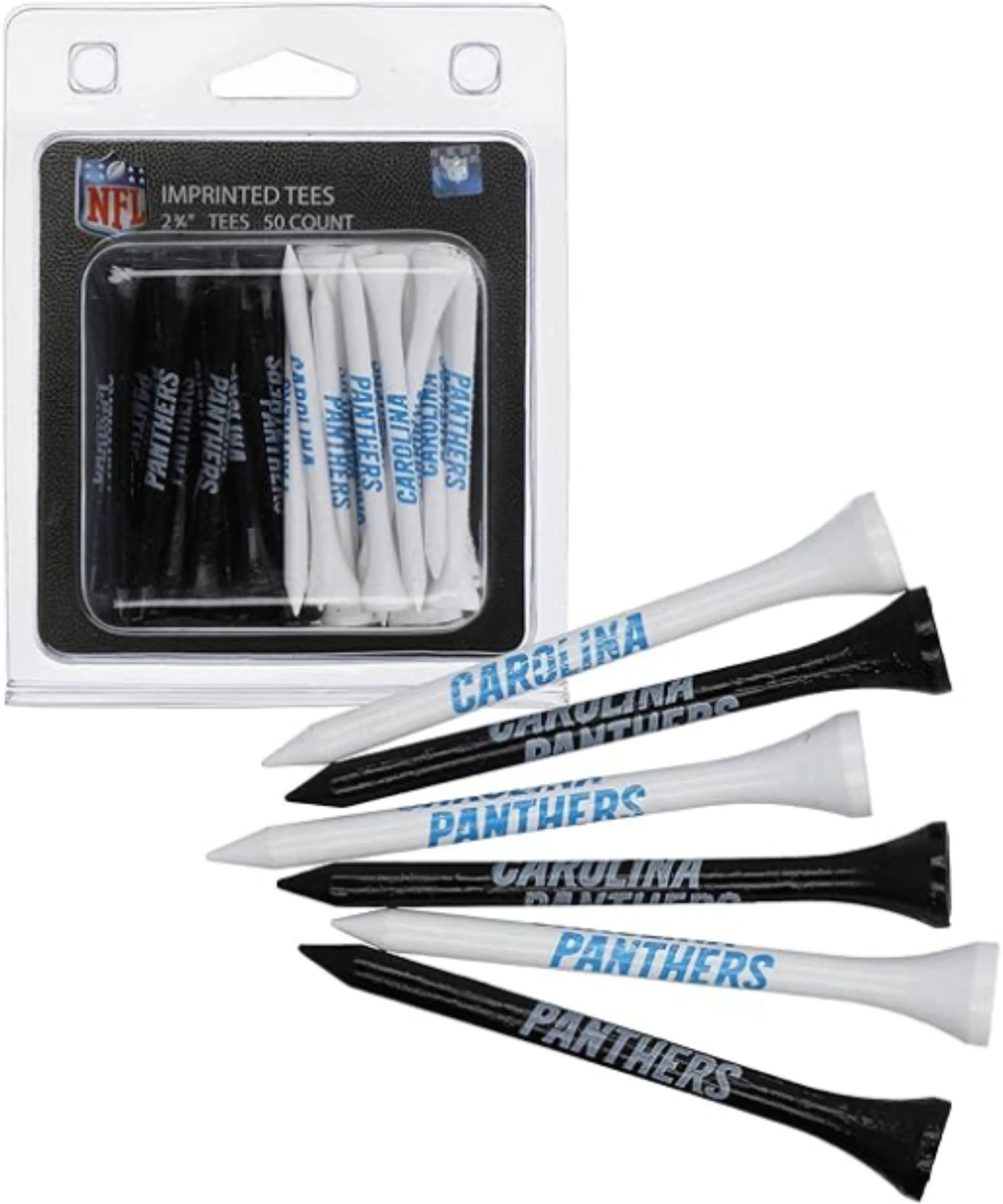 NFL Golf Tees Pack of 50 for Adults by All Sports Outlet