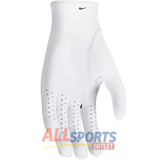 Nike Men's Tour Classic IV Left Hand White Golf Glove Premium Leather