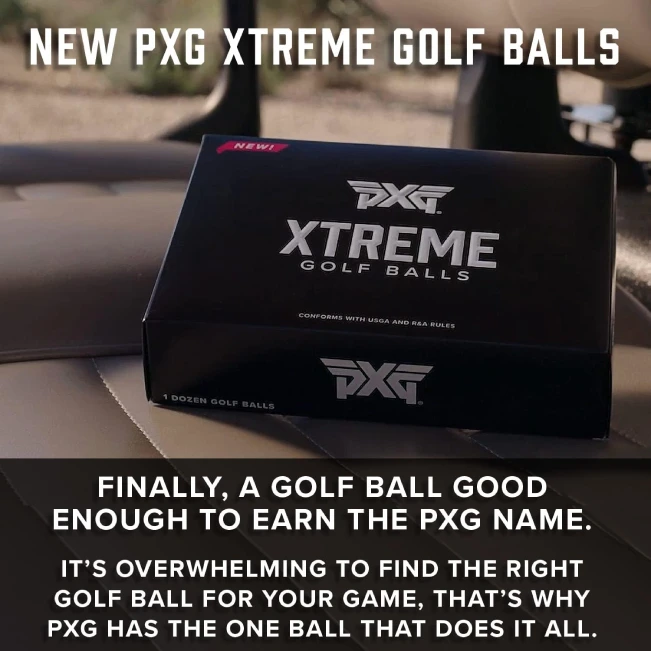 PXG Xtreme Golf Balls Buy Pack of 12 for Distance and Control