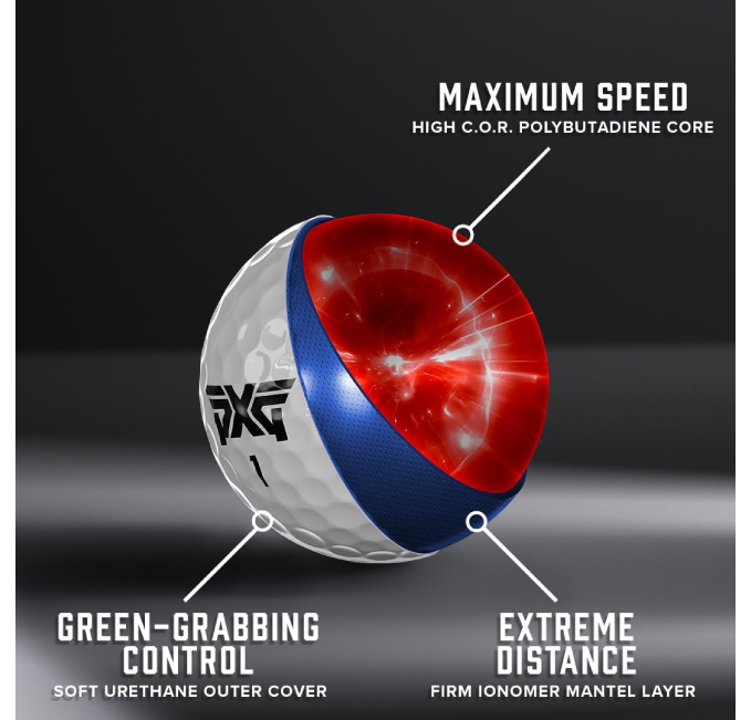 PXG Xtreme Golf Balls Ultimate Performance for Distance Available at All Sports Outlet
PXG Xtreme Golf Balls Ultimate Performance for Distance Pack of 12